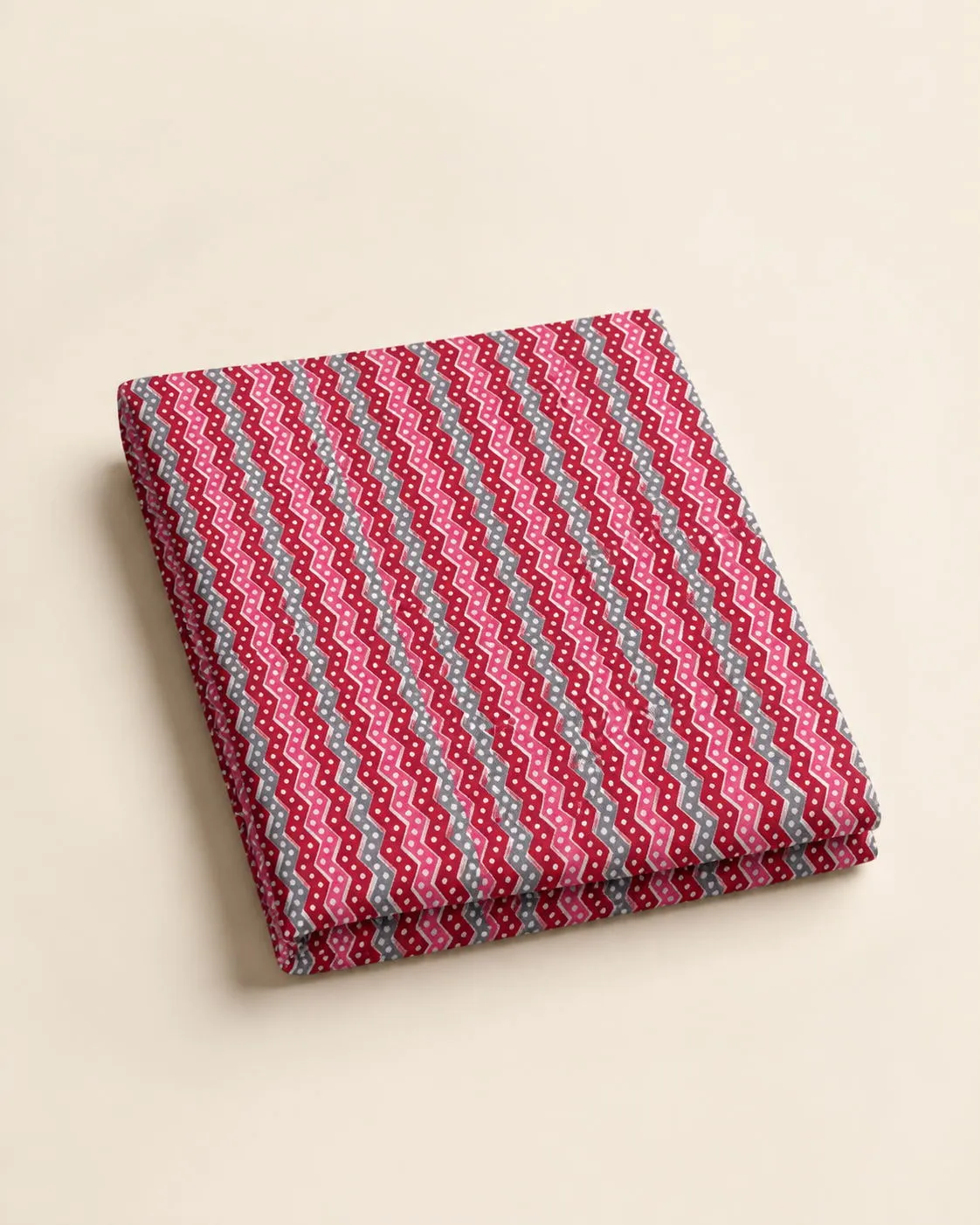 Ruby Chevron Nighty Fabric