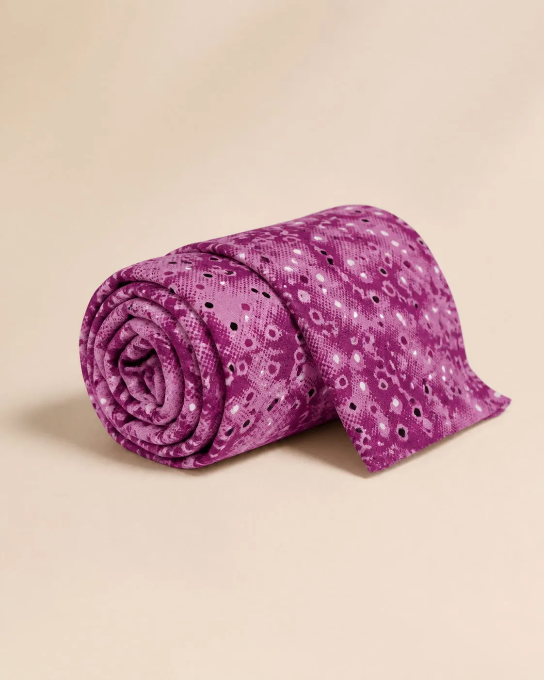 Mauve Bubble Nighty Fabric photo 2