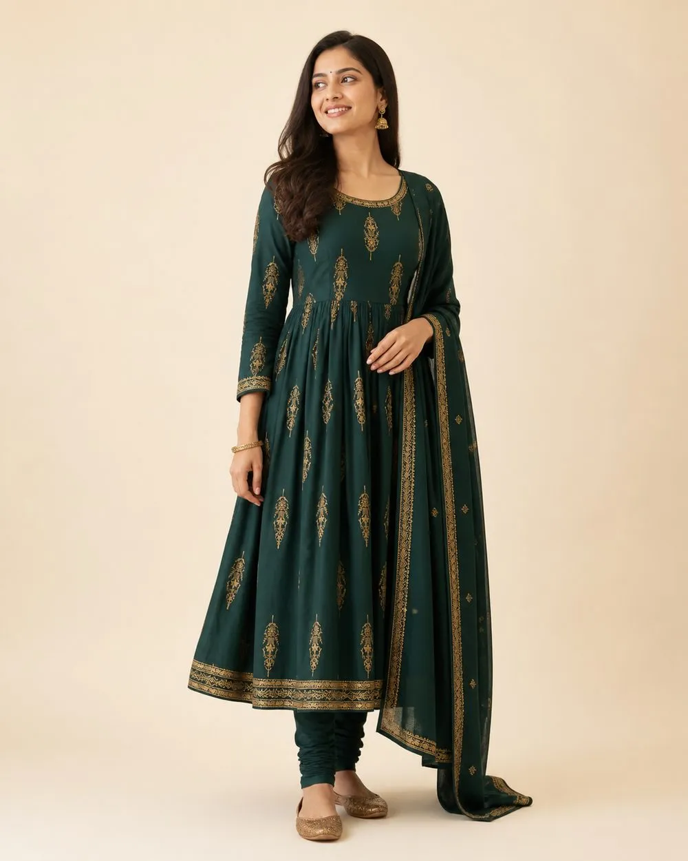 Royal Zari Churidar Fabric photo 2