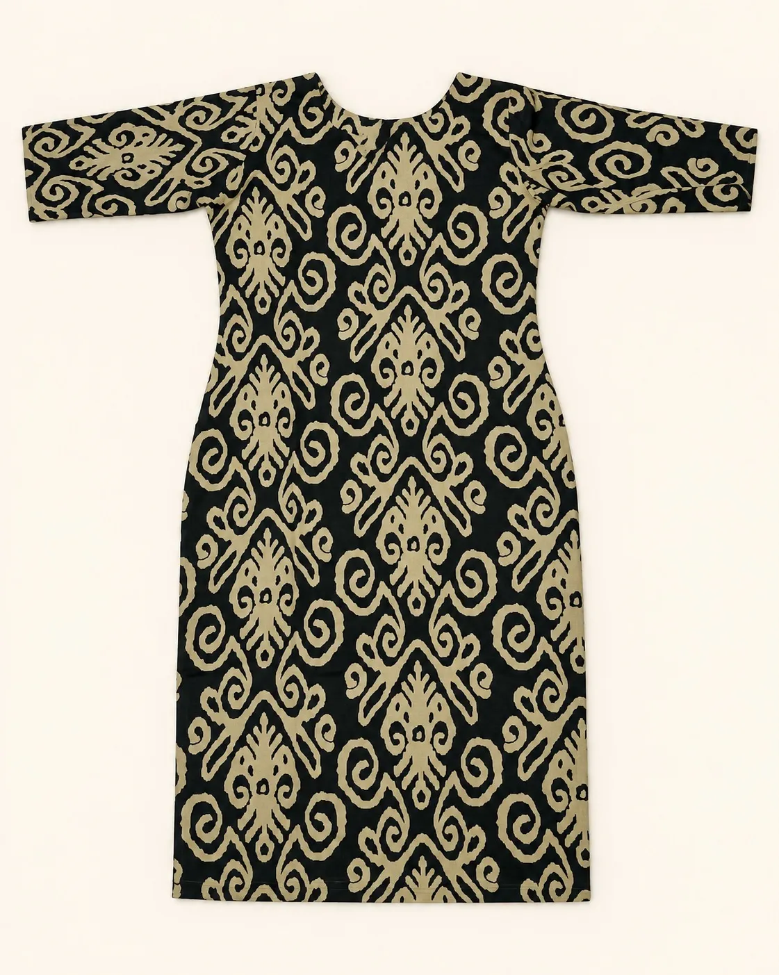 Black Cream Swirl Top photo 2