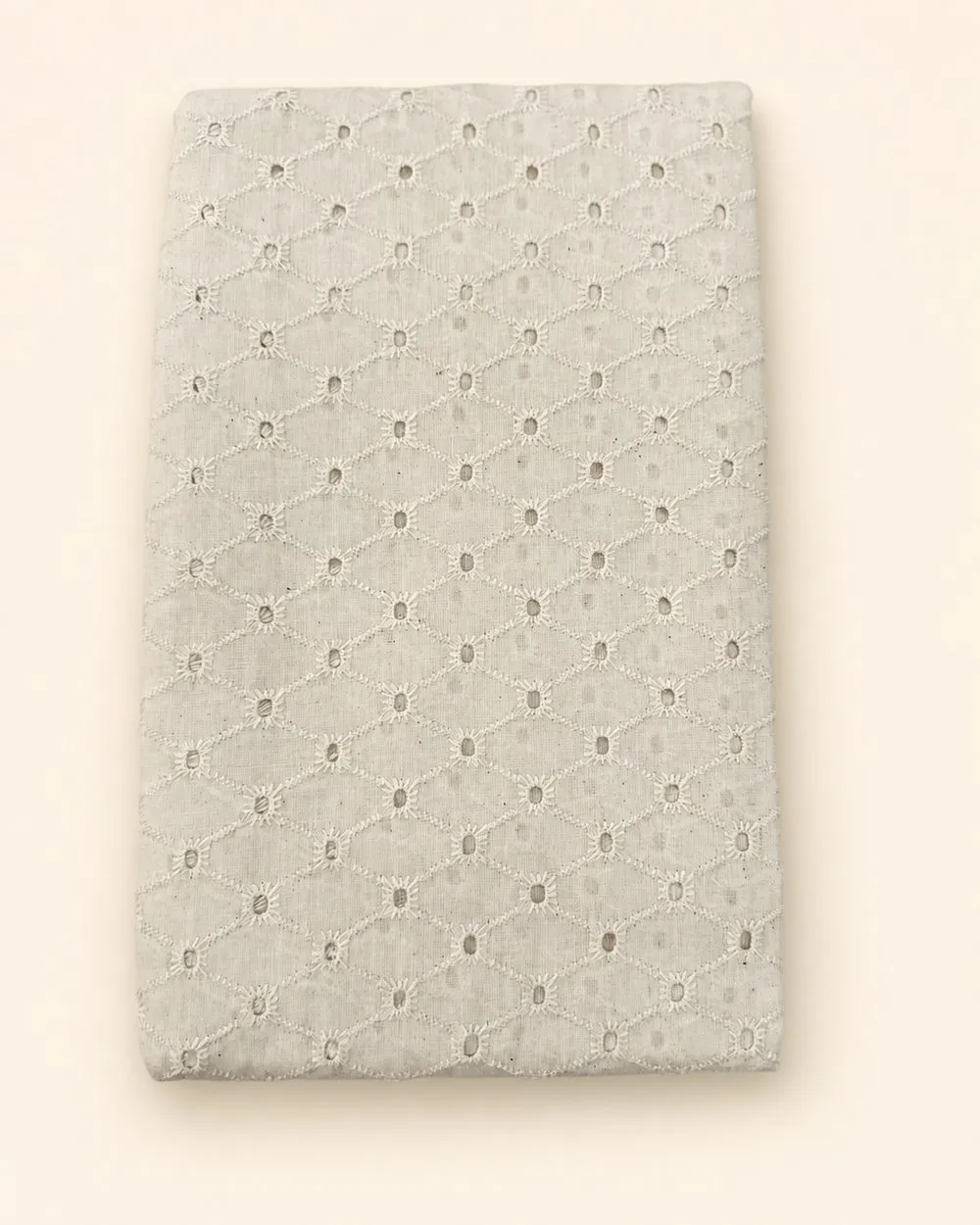 Pearl Embroidery Churidar Fabric