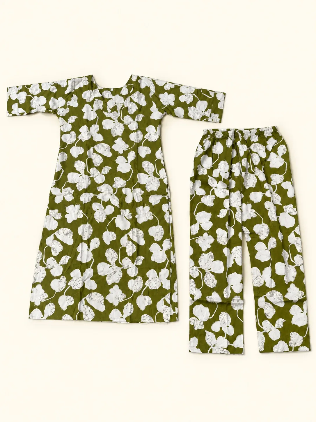 Olive Botanical Co-ord Set photo 2