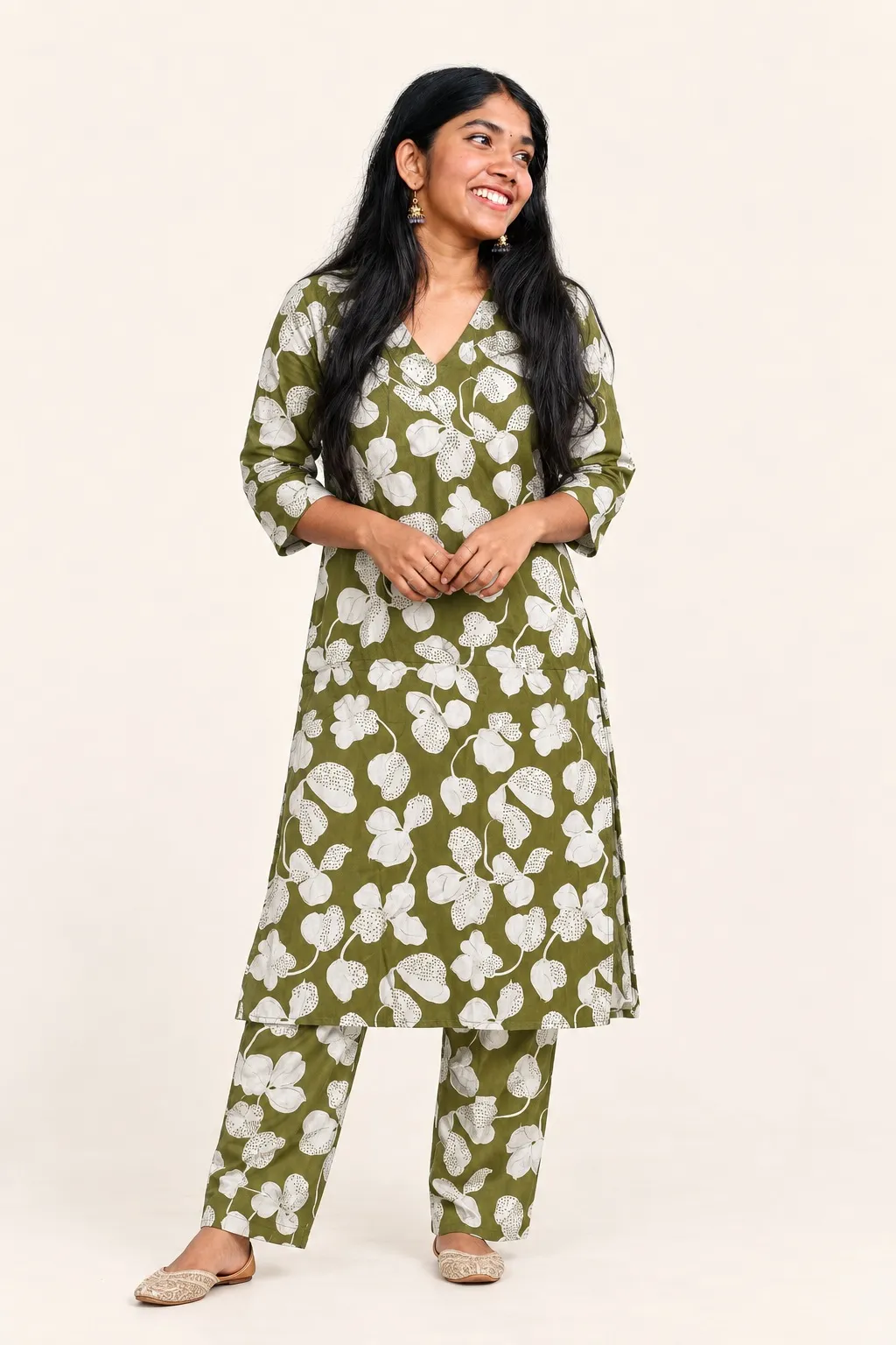 Olive Botanical Co-ord Set