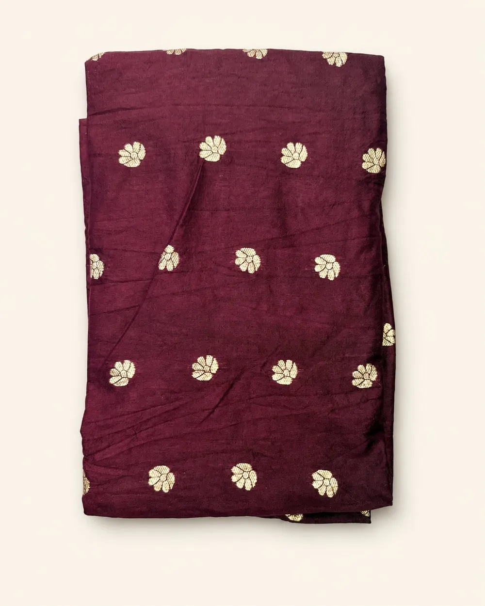 Golden Leaf Churidar Fabric