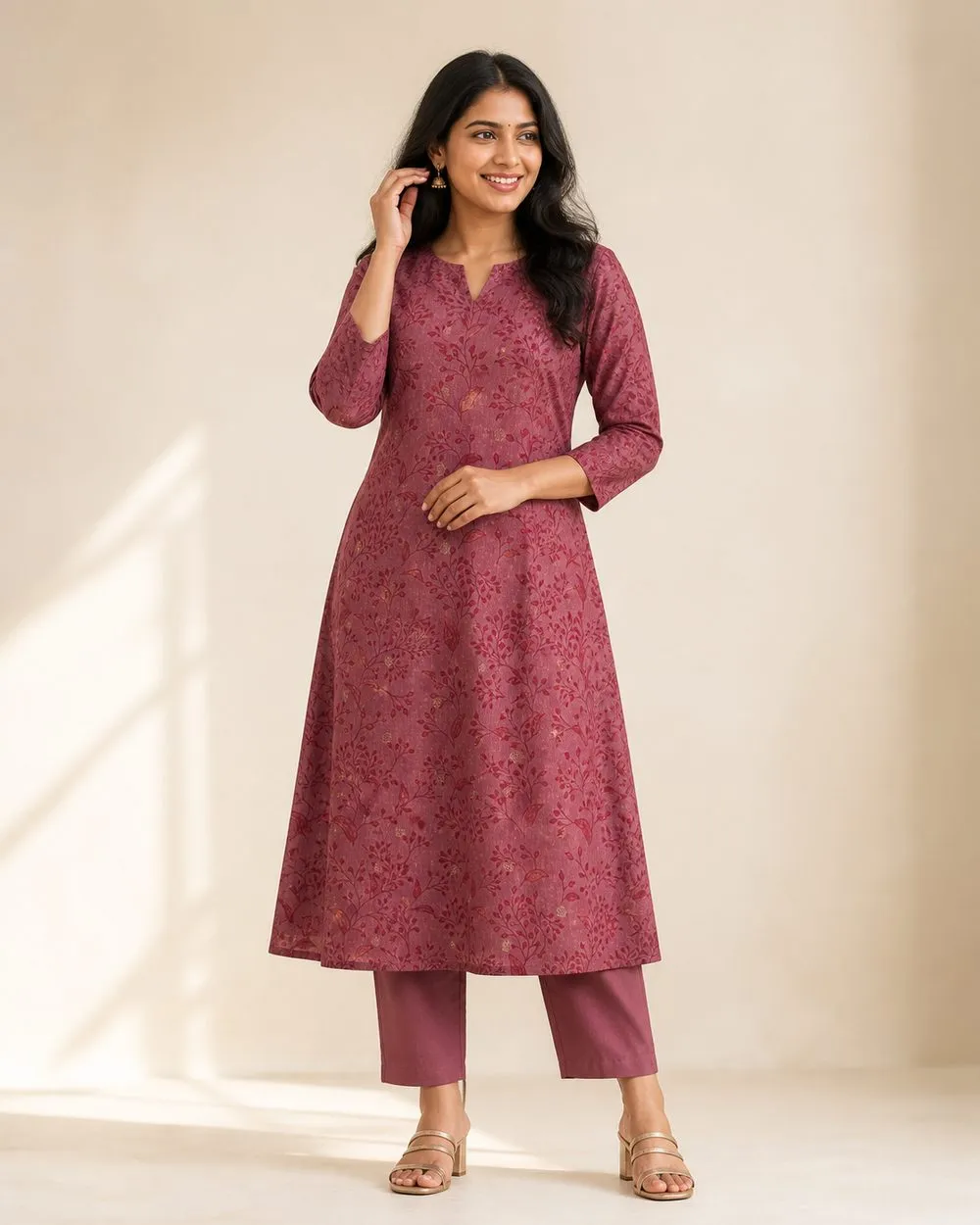 Vine Reverie Churidar Fabric photo 2