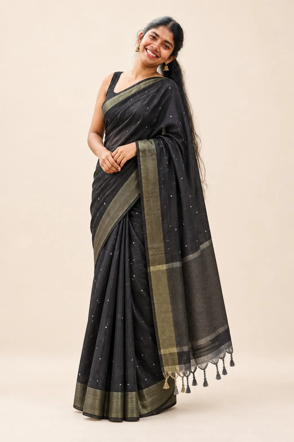 Midnight Rani Saree