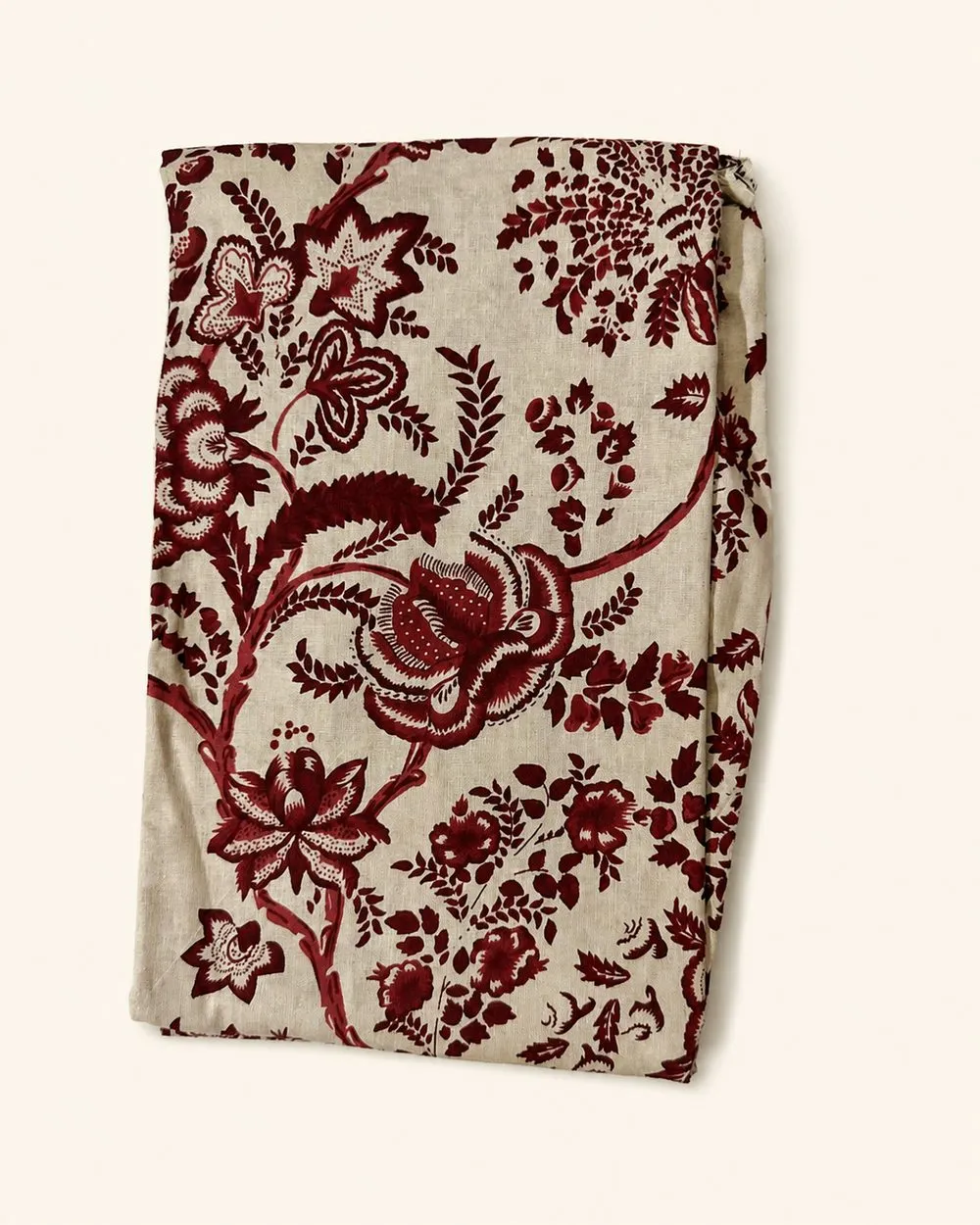 Heritage  Churidar Fabric - Ivory Maroon