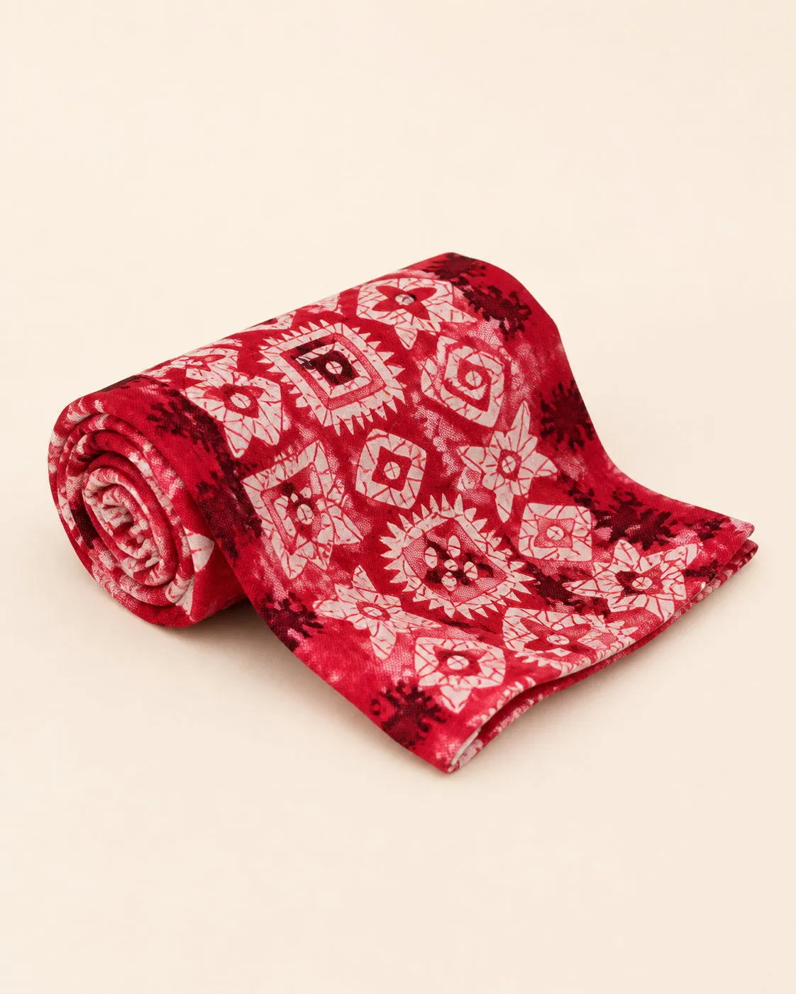 Ruby Mosaic Nighty Fabric photo 2