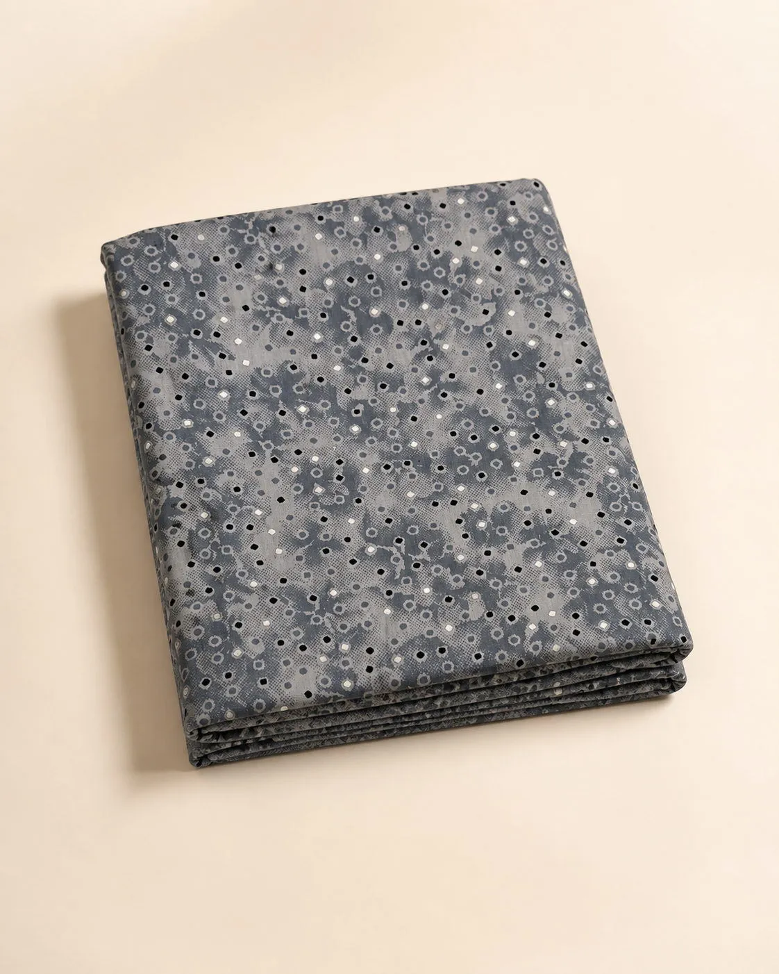 Silver Bubble Nighty Fabric