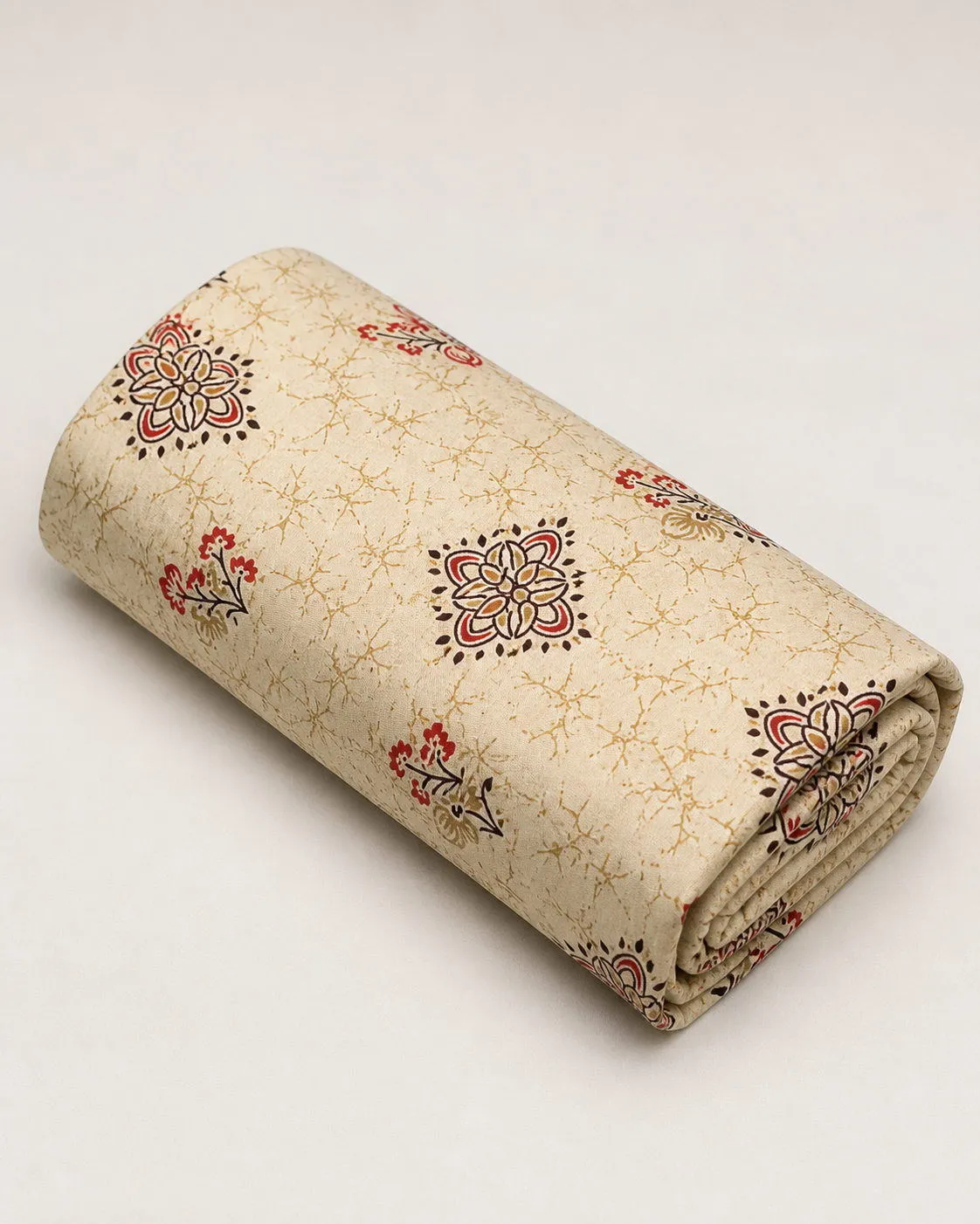 Heritage Medallion Ivory Nighty Fabric photo 2