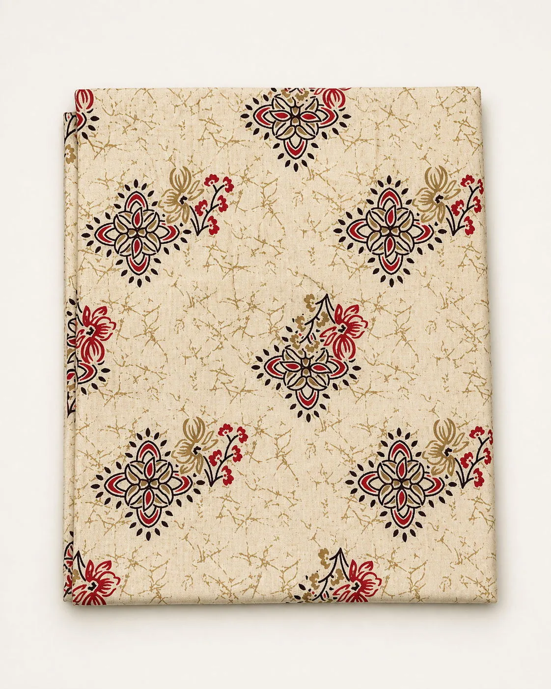 Heritage Medallion Ivory Nighty Fabric