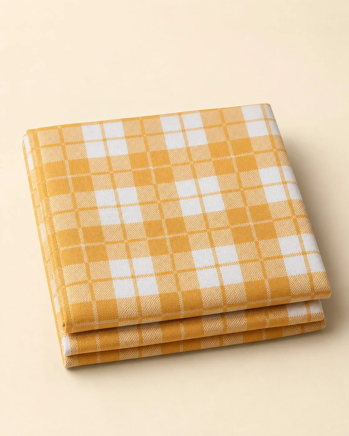Honey Check Nighty Fabric