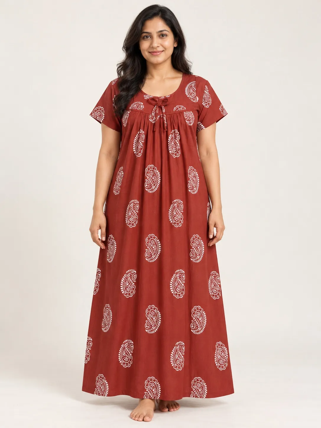 Terracotta Paisley